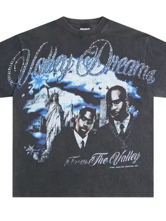 Other - Black 'Valley Dreams' Graphic Tee - Men